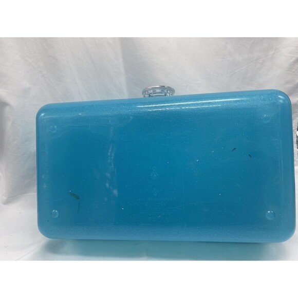 Caboodles RARE Blue Sparkle On The Go Girl Classic Cosmetic Makeup Travel Case - Picture 14 of 16